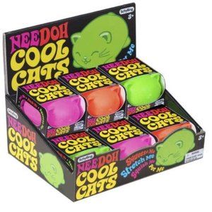 1 Cool Cats Nee-Doh Sensory Stress Relief Ball Toy Autism Anxiety Fidget